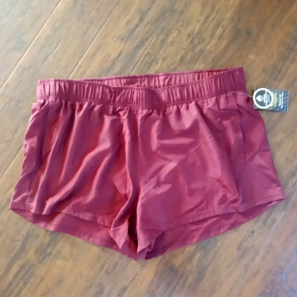 NWT Athletic Work Burgandy Driworks Running Shorts Women's Plua XXXL | 22 | 3X